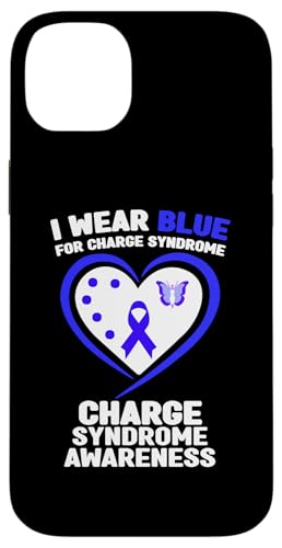 Hülle für iPhone 14 Plus Ich trage Blau, um auf das Charge-Syndrom aufmerksam zu machen von I Wear Blue Charge Syndrome Awareness Apparel.