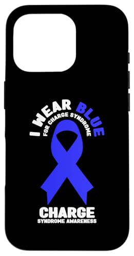 Hülle für iPhone 16 Pro Ich trage Blau, um auf das Charge-Syndrom aufmerksam zu machen von I Wear Blue Charge Syndrome Awareness Apparel.