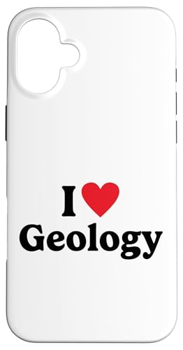 Hülle für iPhone 16 Plus I love Geology von I love Hobbies