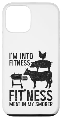 Ich stehe auf Fitness, Fit'ness, Fleisch in meinem Smoker, BBQ Grill Chef Hülle für iPhone 12 mini von I'm Into Fitness - BBQ & Grill Apparel