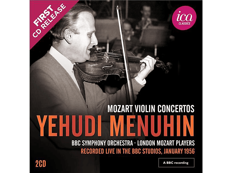 Menuhin/BBY SO/London Mozart P - Violinkonzerte 1,2,3,4,7 (CD) von ICA CLASSI