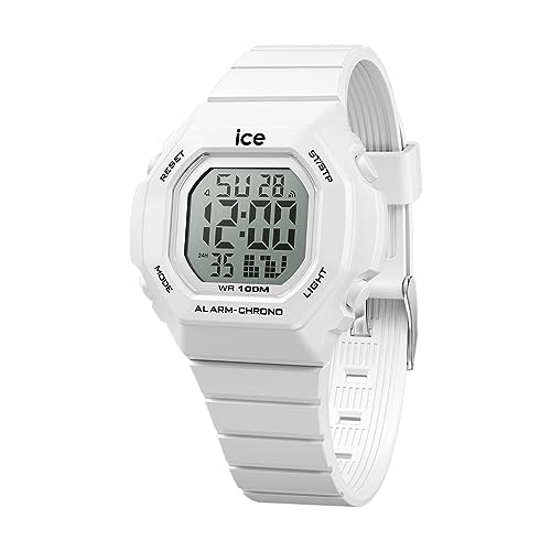 Ice-Watch - ICE digit ultra White - Weiße Jungen/Unisexuhr mit Plastikarmband - 022093 (Small) von ICE-WATCH