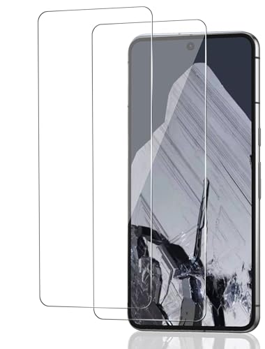 ICESPRING 2 Stück für Panzerglas für Google Pixel 8 Pro 5G Schutzfolie, Fingerabdruck-ID-Kompatibe Schutzglas für Google 8 Pro 5G Schutzfolie, 9H Härte Panzerfolie für Pixel 8 Pro Panzer Schutz Glas von ICESPRING