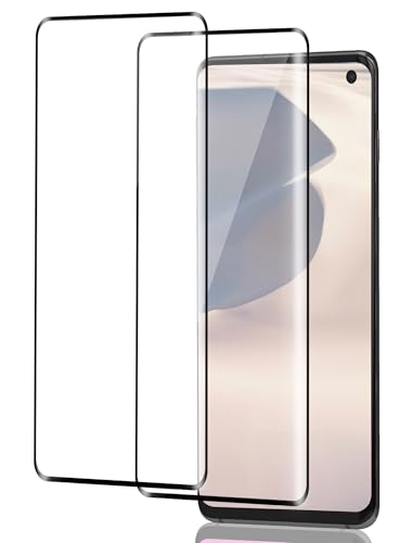 ICESPRING 2 Stück für Panzerglas für Samsung Galaxy S10 Plus Schutzfolie, Fingerabdruck-ID Schutzglas für Samsung S10 Plus Schutzfolie, 9H Härte Panzerfolie für Galaxy S10+ Panzer Schutz Glas von ICESPRING