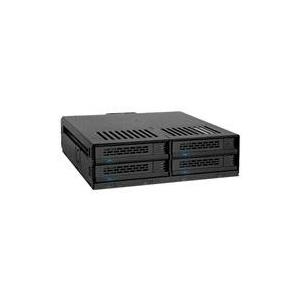 Backplane IcyDock 4x6,3cm SATAI-III/SAS in 1x5,25" HDD/SSD (MB324SP-B) von ICY BOX