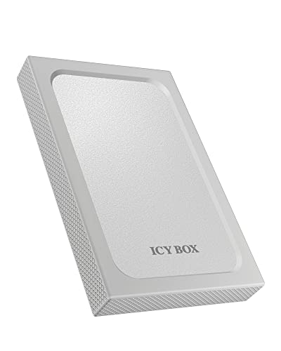 ICY BOX Externes USB 3.0 Gehäuse für 2,5" (6,35 cm) SATA HDD/SSD (bis 6 Gbit/s) mit UASP und Silikonschutz, IB-254U3 von ICY BOX