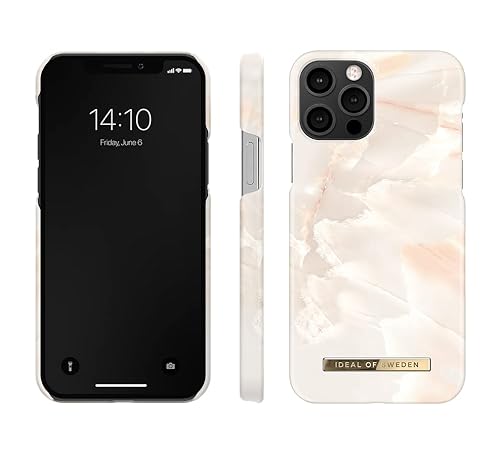 IDEAL OF SWEDEN IDFCSS21-I2061-257 - Fashion Case - Rose Pearl Marble - für Apple iPhone 12, Apple iPhone 12 Pro von IDEAL OF SWEDEN
