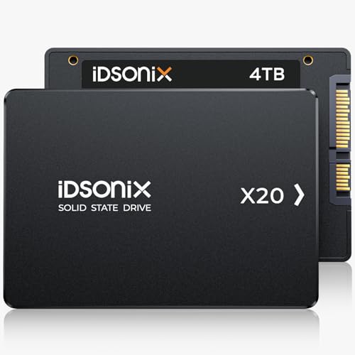 iDsonix SATA SSD 2TB 2,5 Zoll SSD Festplatte Intern, 560MB/s Lesen, 500MB/s Schreiben, mit 3D NADA Flash & Datenschutz, Ideal für Laptop, Desktop(PC), X20 von IDSONIX SMART INTERACTIVE