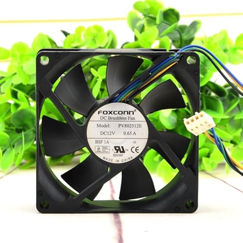 For Foconn 8025 PV802512E 8cm DC12V 0.65A motherboard 4pin speed regulating fan von IENQETVR