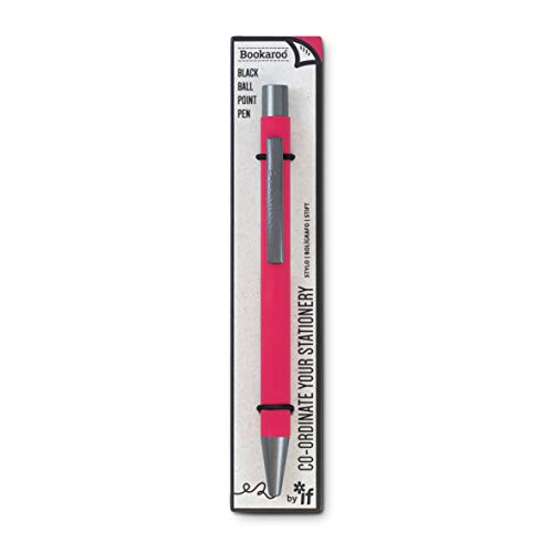 IF Bookaroo, farbiger Stift mit schwarzer Tinte, Hot Pink von IF