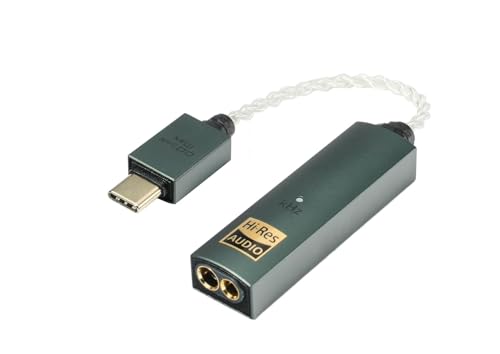 iFi audio Go Link Max - Tragbarer Kopfhörer-Verstärker/DAC-Dongle USB-C auf 3,5/4,4 mm - Plug-and-Play-Hi-Res-Audio mit Dynamic Range Enhancement - PCM 384kHz/DSD256 von IFI