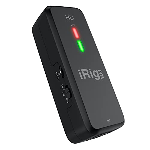 iRig Pre HD - Digital, high definition microphone interface with studio quality preamp von IK Multimedia