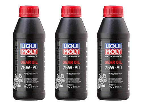 3x Original Liqui Moly 500ml Motorbike Gear Oil Motorrad Getriebeöl 75W-90 1516 von ILODA