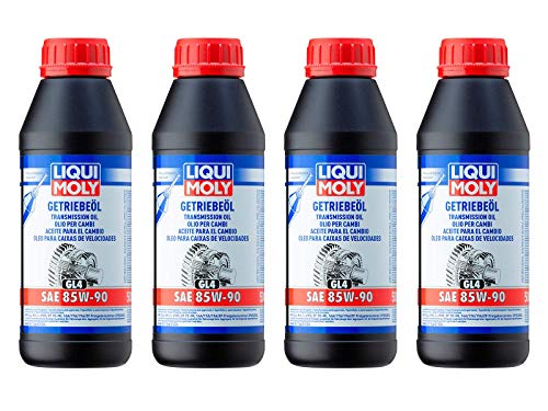 4x Original Liqui Moly 500ml Getriebeöl (GL4) SAE 85W-90 Gear Oil Oil Öl 1403 von ILODA