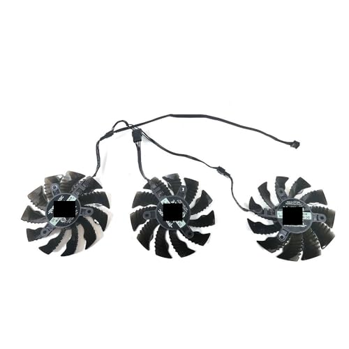 IMASHNA Computerkomponenten 82 mm PLA08215S12H kompatibel mit RX 5700 XT Grafikkartenlüfter kompatibel mit RX 5700 XT 8G Lüfter von IMASHNA