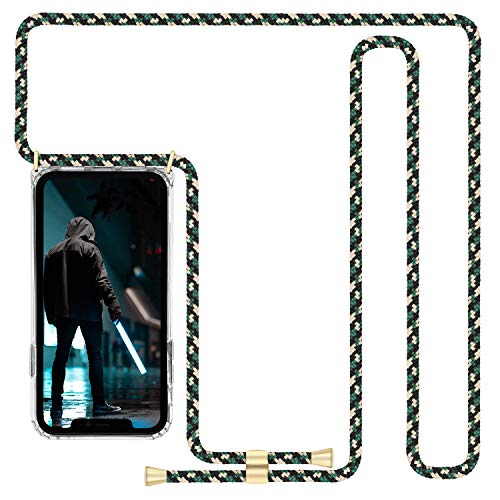IMIKOKO Handykette Hülle für iPhone 11, Necklace Hülle mit Kordel zum Umhängen Durchsichtig Schutzhülle mit Band iPhone 11 (6.1") von IMIKOKO