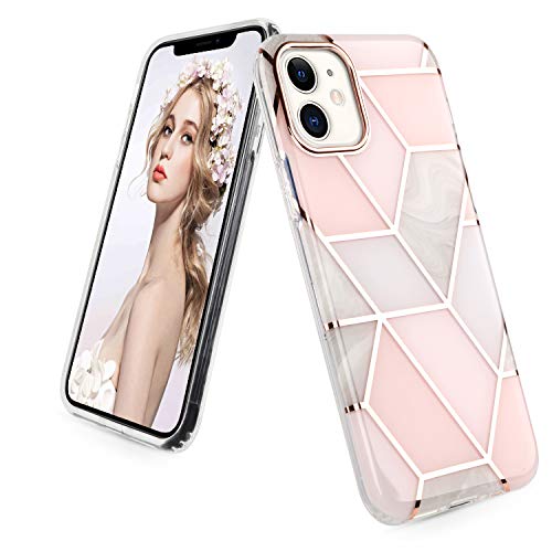 IMIKOKO Hülle für iPhone 11 Glitzer, Marmor Weich Handyhülle TPU Bumper Schutzhülle Soft Back Cover Dünn 6,1 Zoll von IMIKOKO