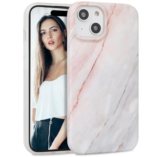 IMIKOKO für iPhone 15 Hülle Marmor, TPU Kratzresistente Schutzhülle 15 Case Cover 6,1 Zoll Handyhülle von IMIKOKO