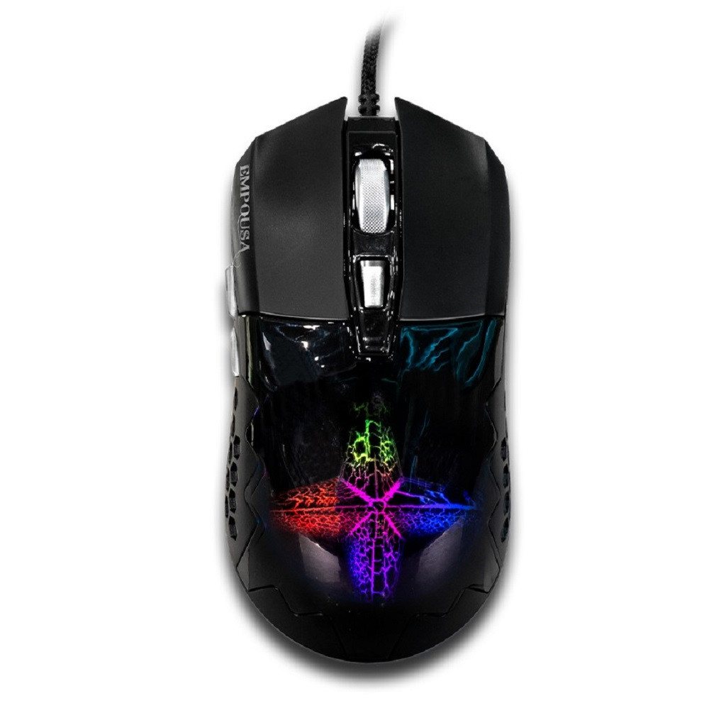 INCA IMG-355GX Empousa 3D RGB LED 7200 DPI Makrotasten Spezial Gaming Maus Gaming-Maus von INCA