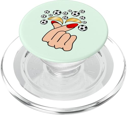 MANIKÜRE TOCHTER DAMEN MÄDCHEN FUßBALL PopSockets PopGrip für MagSafe von INDOOR OUTDOOR SPORT ACTIVITY