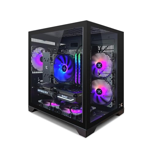 Infomax | Gamer PC, Desktop, Gaming – Prozessor Intel Core i5-12400F • NVIDIA RTX 4060 8 GB • RAM 16 GB • SSD 1 TB • ARGB Aquarius Gehäuse • Freedos von INFOMAX VOTRE EXPERT GAMING