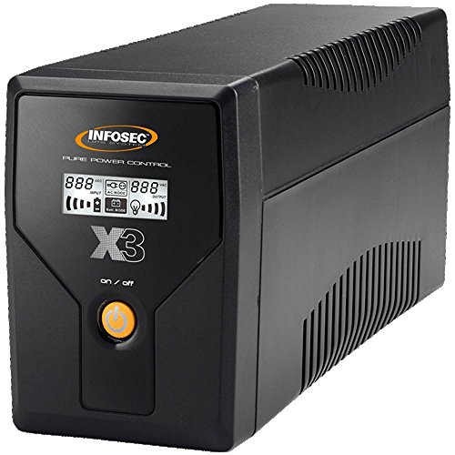 X3 EX 650 LCD USB FR/SCHUKO, Unterbrechungsfreie Stromversorgung, Infosec - 65966 von INFOSEC UPS SYSTEM