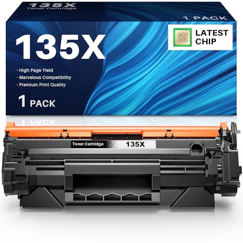 W1350X Toner mit Chip kompatibel zu HP 135A W1350A 135X W1350X für HP Laserjet MFP M234dw M234sdw M234sdn M234dwn M209dw M209dwn M234 M209 von INK4U