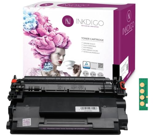 CRG057H CRG-057H MIT CHIP Toner Premium TÜV Schwarz Kompatibel Canon SENSYS LBP: 236dw 237dw 223dw 237dw MF: 443dw 445dw 446x 451dw 452dw 453dw 455dw von INKDIGO