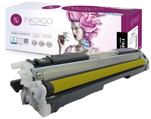 CRG729 CRG-729 Toner Premium TÜV Gelb Kompatibel Canon I-Sensys LBP-7010 C und Canon I-Sensys LBP-7018 C von INKDIGO