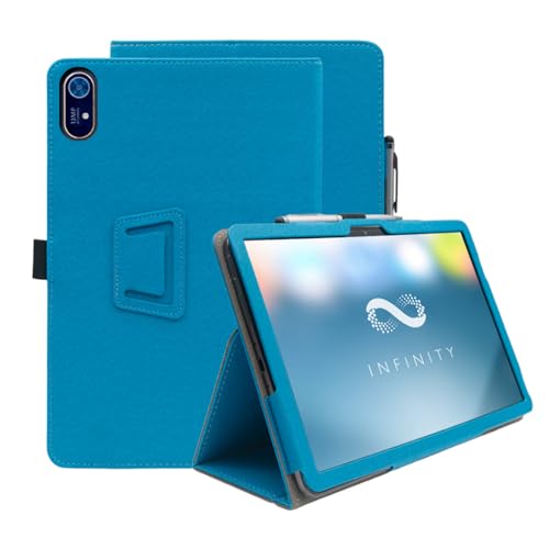 INSOLKIDON Kompatibel mit Acer Iconia Tab p11 11-INCH Tablet Hülle mit Standfunktion Slim PU Leder Schutzhülle [Auto Schlaf/Aufwachen] Klappbare Schutzhülle (Hellblau) von INSOLKIDON