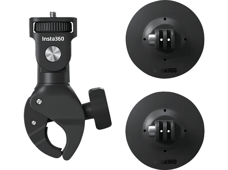 INSTA360 Motorrad-Bundle, Klemmhalterung, Schwarz von INSTA360