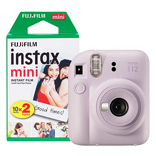 Fujifilm instax Mini 12 Sofortbildkamera mit 20 Filmen, Lila von INSTAX