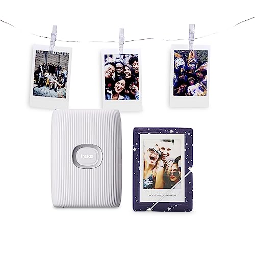 INSTAX Limited Edition Mini LINK2 Smartphone Printer Bundle, Clay White von INSTAX