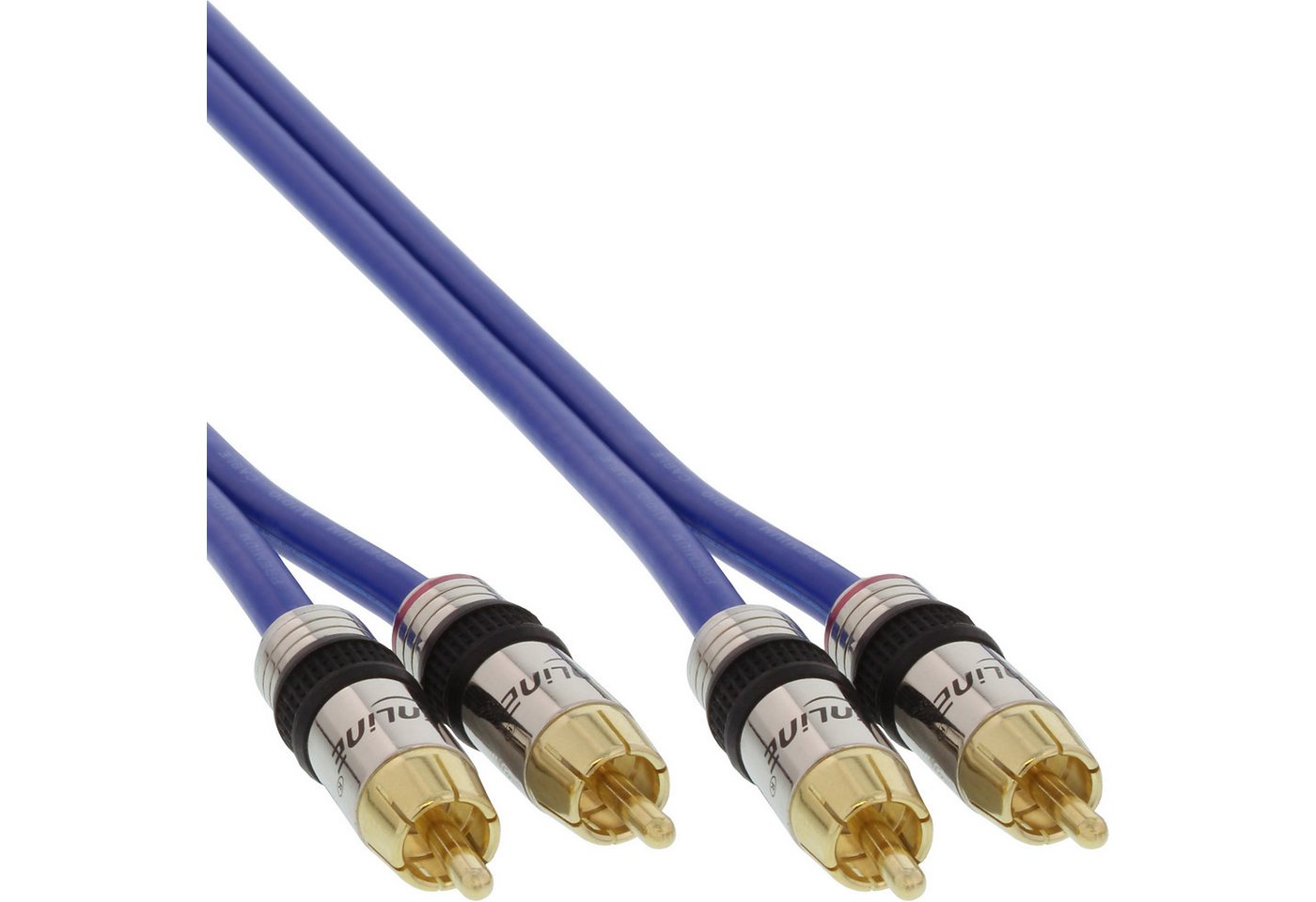 Inline InLine® Cinch Kabel AUDIO, PREMIUM, 2x Cinch Stecker / Stecker, 30m Audio- & Video-Kabel von Inline