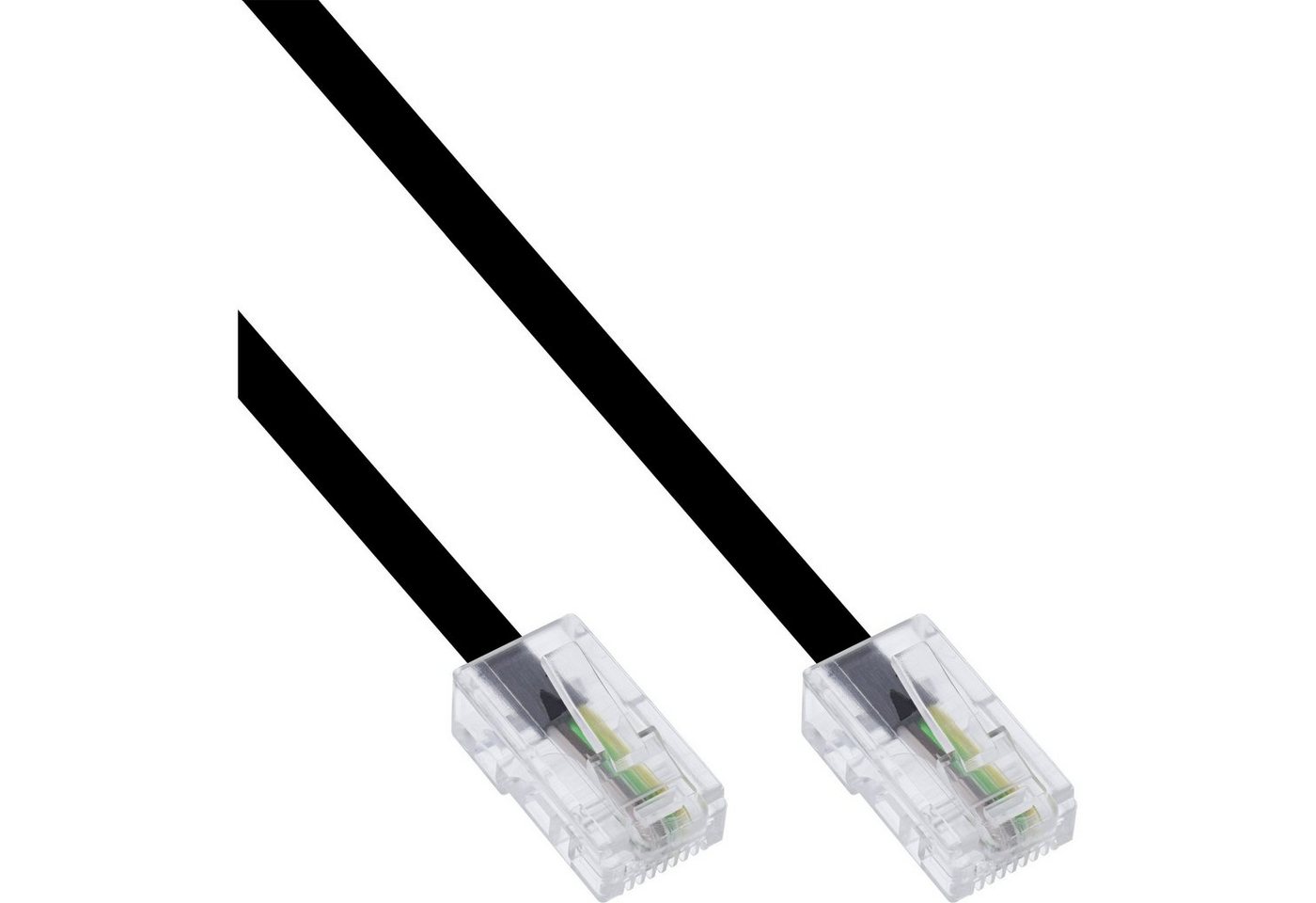 Inline InLine® ISDN Anschlusskabel, RJ45 Stecker / Stecker (8P4C), 3m Telefonkabel von Inline