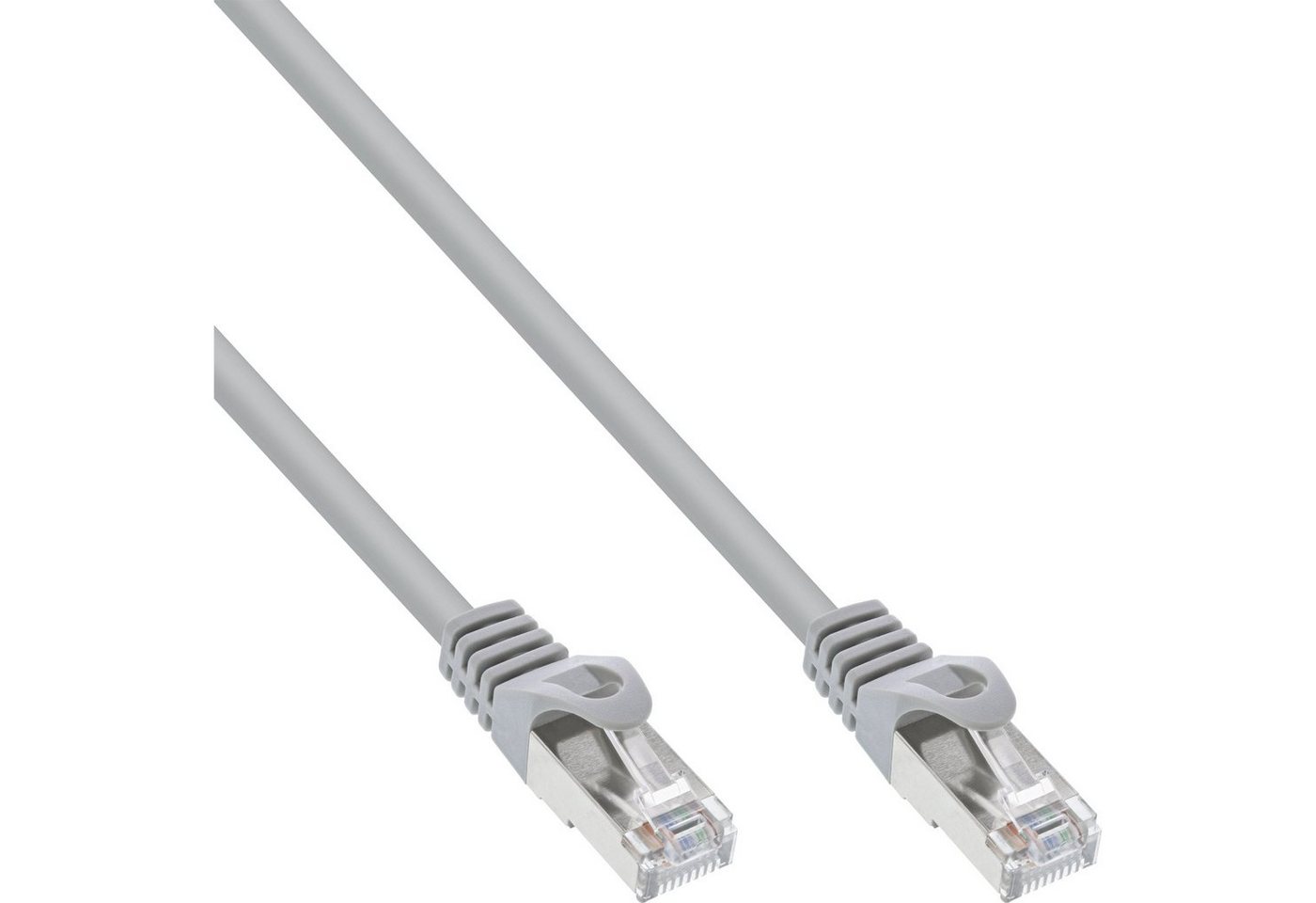 Inline InLine® Patchkabel, F/UTP, Cat.5e, grau, 7,5m LAN-Kabel von Inline