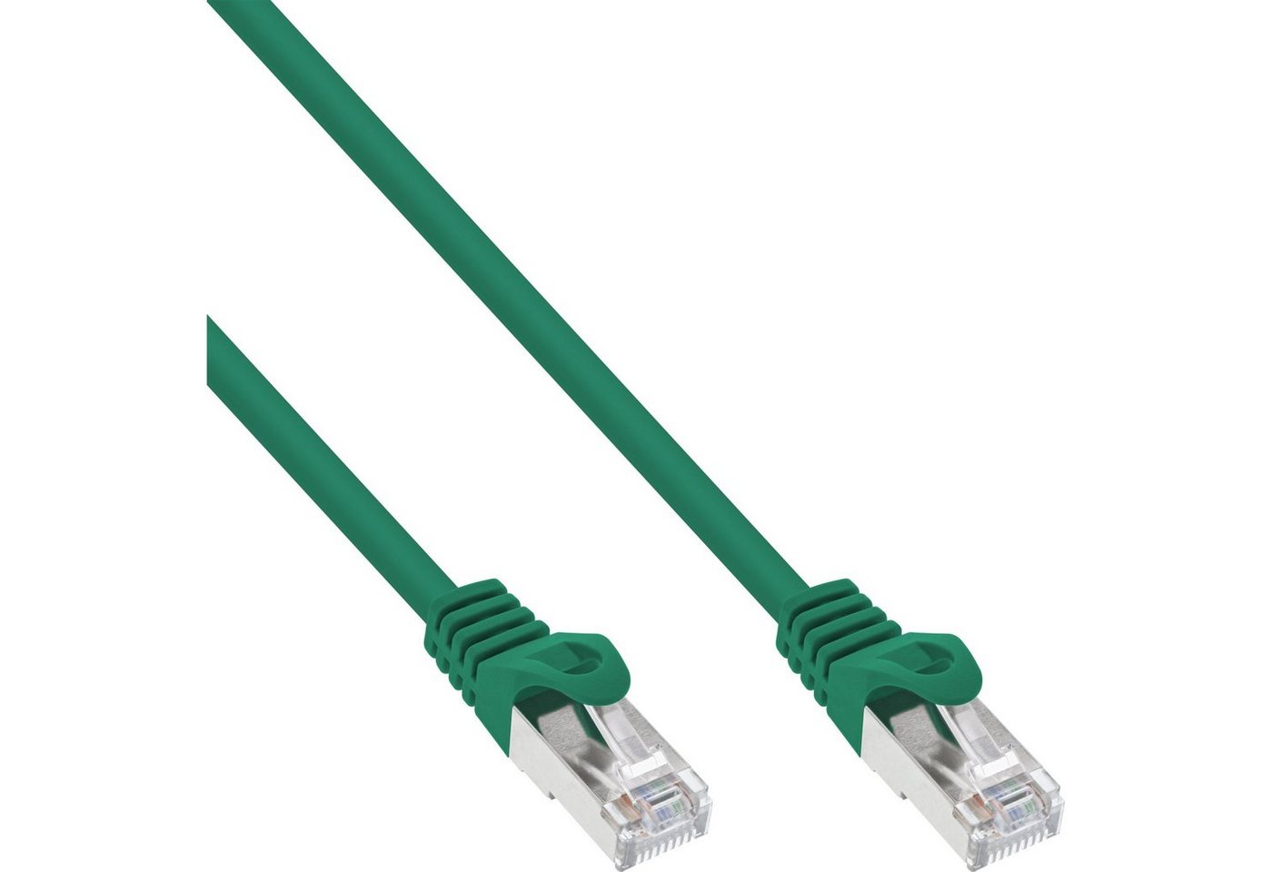 Inline InLine® Patchkabel, F/UTP, Cat.5e, grün, 1,5m LAN-Kabel von Inline