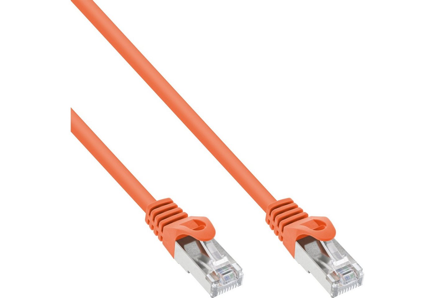 Inline InLine® Patchkabel, SF/UTP, Cat.5e, orange, 0,3m LAN-Kabel von Inline