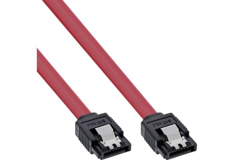 Inline InLine® SATA 6Gb/s Kabel, mit Lasche, 1m Computer-Kabel von Inline