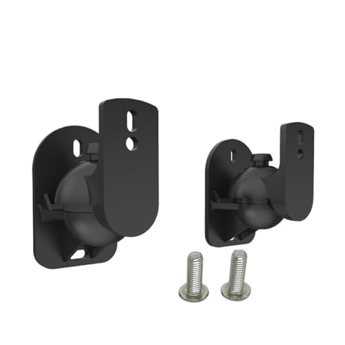 (1 Paar = 2 Stück) SW-03B Audio-Lautsprecher-Wandhalterung, Lautsprecher, Kunststoff, 5 kg(Size:SW-03BSC) von IONQXIDLD
