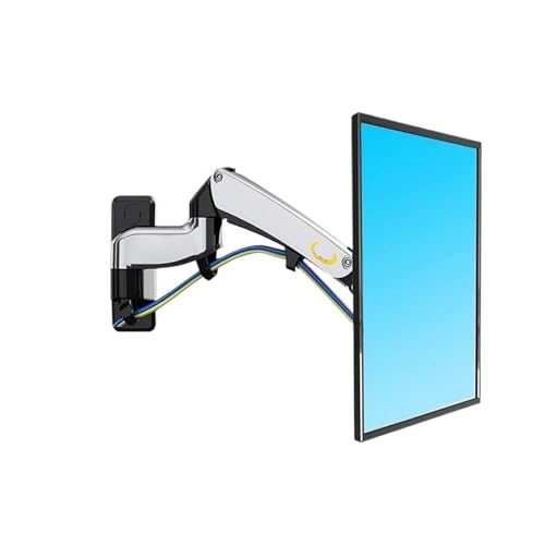 F300 F450 F500 Full Motion Monitorarm Wandhalterung TV-Halterung mit Verstellbarer Gasfeder for 24"-60" LED-LCD-Monitore(Size:F500 for 50-60in TV) von IONQXIDLD