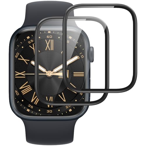 IQShield Panzer Schutz Glas für Apple Watch 40mm Series 6/SE/5/4, 2 Stück Panzer Schutzfolie, High Definition Displayschutz, Blasenfest Installation, Anti-Fingerprint, Anti-Kratzen Panzerfolie von IQShield