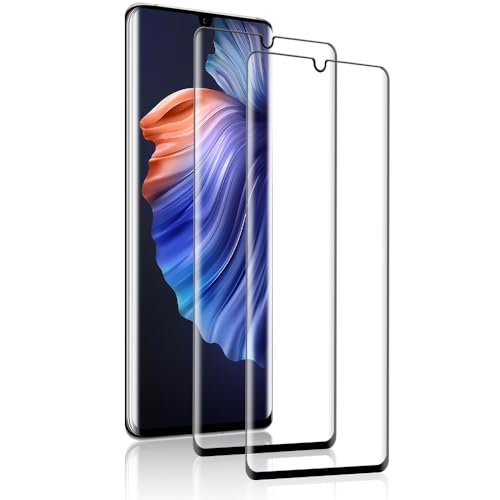 Schutzfolie für Huawei P30 Pro, 2 Pack Panzerglas 3D Curved Full Coverage, Anti-Kratzen, Touch Sensitiv, Blasenfrei, Ultra HD Saver Shield Film von IQShield