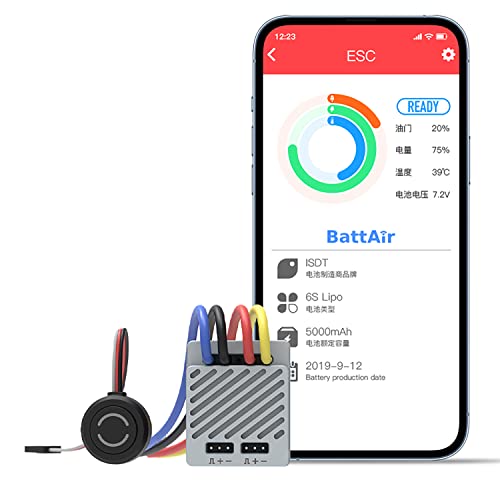 ESC 90 Smart RC Elektronischer Geschwindigkeitsregler, WP 1080 90/180 A gebürsteter Motor, elektronischer Geschwindigkeitsregler von ISDT