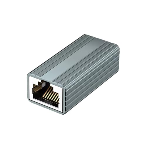 ISKDJBJG 10 Gbit/S RJ45-Stecker Buchse auf Buchse Gigabit-Netzwerk-Extender für Cat8 Cat7 Cat6 Cat5 Ethernet-Kabeladapter 1 Stück von ISKDJBJG