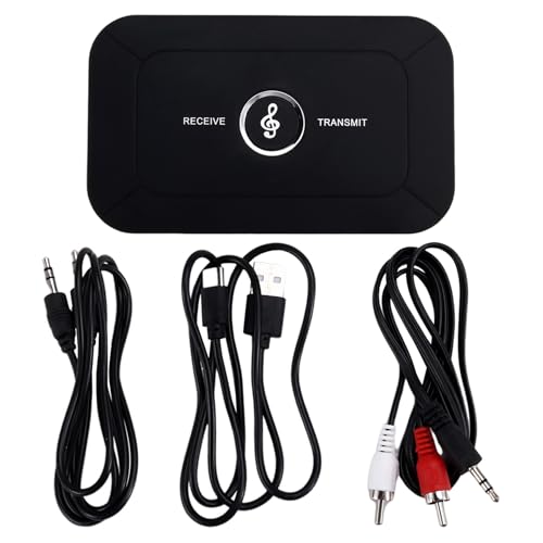 ISKDJBJG Bluetooth 5.3 Audio-Receiver Stereo 3,5 mm AUX-Buchse USB-Dongle Musik Wireless Adapter für Auto PC TV Kopfhörer von ISKDJBJG