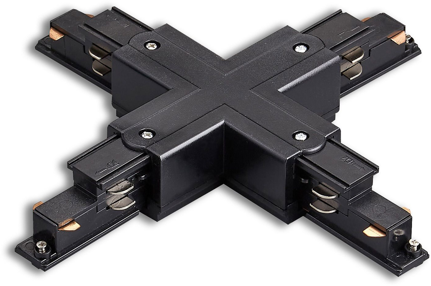ISOLED 3-Phasen DALI X-Verbinder für Aufbauschiene, schwarz von ISOLED