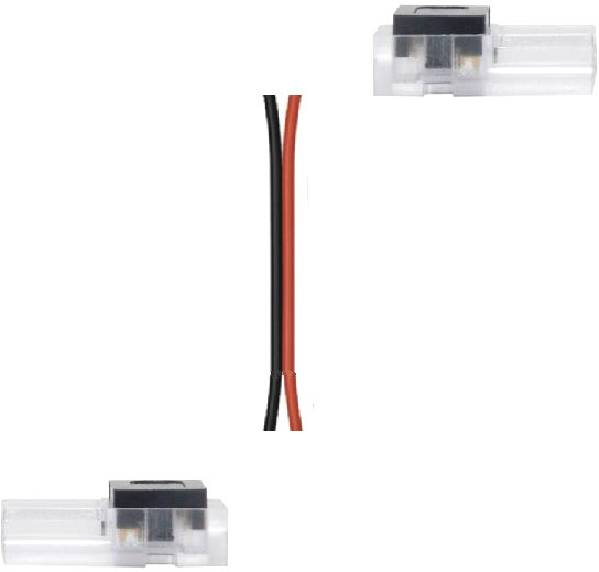 ISOLED Clip-Verbinder mit Kabel (max. 5A) für 2-pol. IP20 Flexstripes mit Breite 10mm von ISOLED