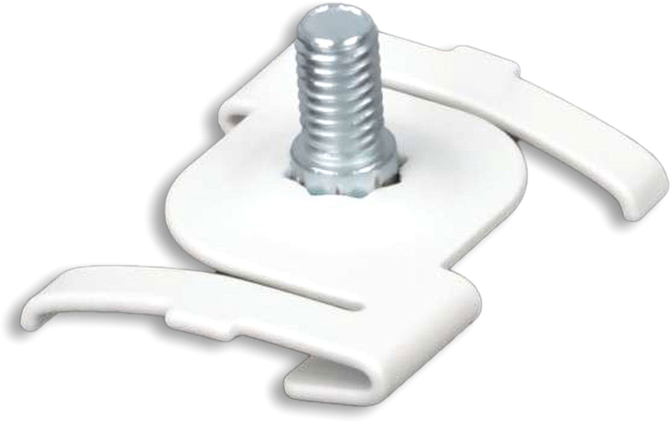 ISOLED Deckenclip Abhängung für Rasterdecken - Odenwalddecken bis 24mm mit Schraubkappe von ISOLED