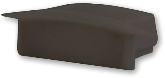 ISOLED Endkappe EC25B schwarz für Profil DIVE12 FLAT, 1 STK von ISOLED